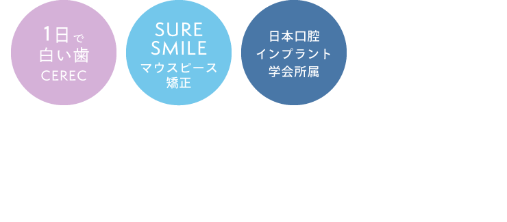 機能性と審美性を実現する 先進機器・高度技術